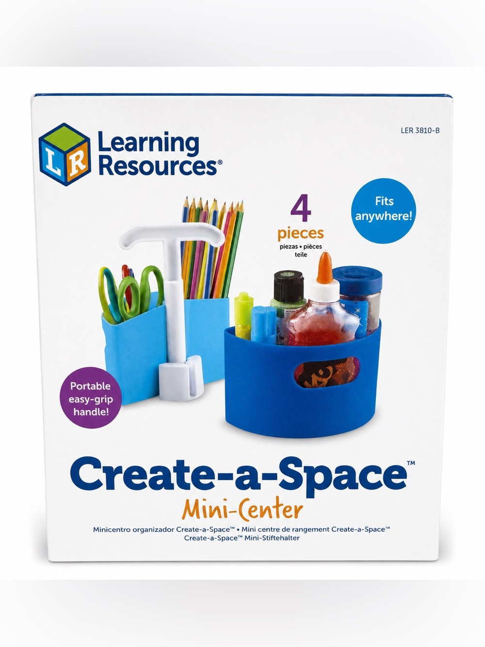 Learning Resources Create-a-Space Mini-Center Organizer in Blue